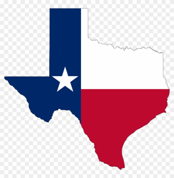 Texas State Flag Map - Texas State Flag Png