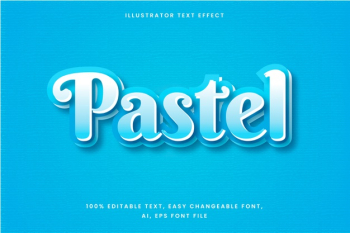 Text effect in gradient blue pastel word Free Vector Text effect in gradient blue pastel word Free Vector