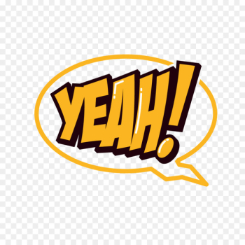 Text Photography - YEAH yellow cartoon text bubbles Text Photography - YEAH yellow cartoon text bubbles
