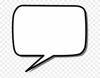 Text, Shape, Speech, Bubble, Talk, Talking - White Text Bubble Png