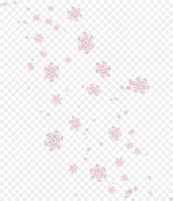 Textile Pattern - Floating pink snowflakes Textile Pattern - Floating pink snowflakes