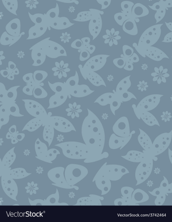 Texture fashion print butterfly blue vector image Texture fashion print butterfly blue vector image