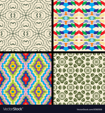 Textured Background Set vector image Textured Background Set vector image