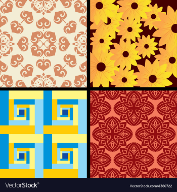 Textured Background Set vector image Textured Background Set vector image