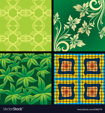 Textured Background Set vector image Textured Background Set vector image