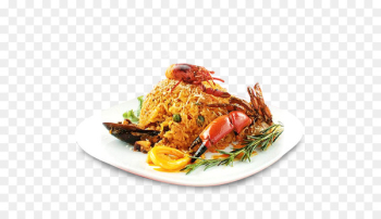 Thai cuisine Fried rice Hamburger Shellfish Arroz con mariscos - rice 