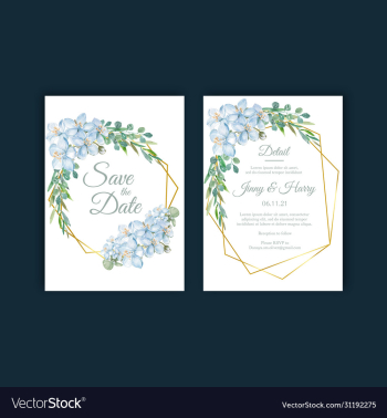 thai flowers wedding card design