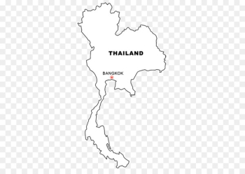 Thailand Coloring book Blank map World map - map Thailand Coloring book Blank map World map - map