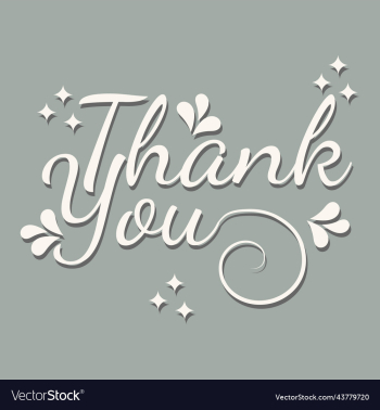 thank you hand draw lettering thank you hand draw lettering
