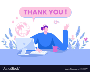 thank you website page concept thank you website page concept