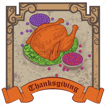 Thanksgiving turkey label Thanksgiving turkey label