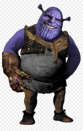 thanos Shrek As Thanos #ogre #avengers - Shrek Png, Transparent ...