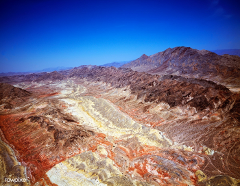 The barren Nevada desert near Las Vegas. Orig.. | Free public domain photo - 434022