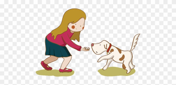 The Beginning Of My Life Story Girl And Dog - Girl With Dog Clipart The Beginning Of My Life Story Girl And Dog - Girl With Dog Clipart