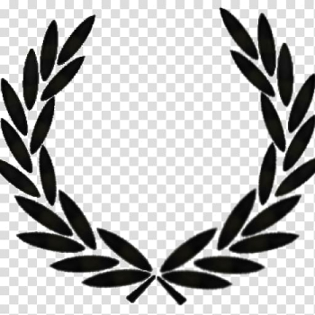 The Championships, Wimbledon Logo Laurel wreath Tennis player, Black Wreath transparent background PNG clipart