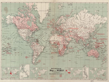 The Daily Telegraph map of the world | Free Photo - rawpixel