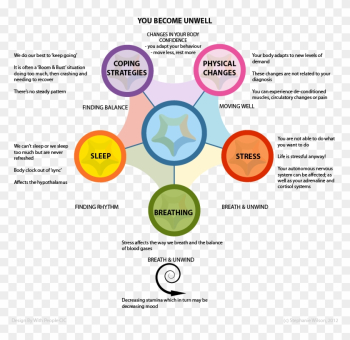 The Diagram Represents People&#39;s Experience Of Becoming - Circle