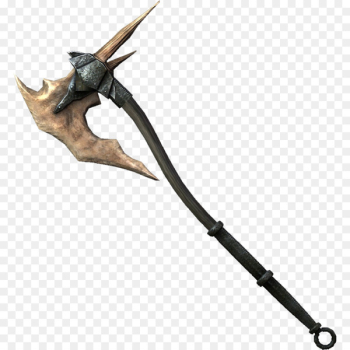 The Elder Scrolls V: Skyrim u2013 Dawnguard Weapon Battle axe War hammer - Battle Axe Transparent Background 
