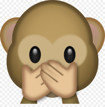 The Evil Monkey Emoji Three wise monkeys Clip art - Evil Monkey Cliparts 