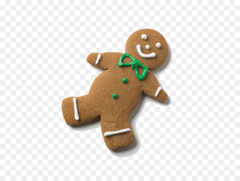 The Gingerbread Man Gingerbread house Cookie - Biscuit bow man 