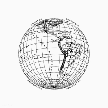 The globe vintage drawing | Free stock vector - 572821