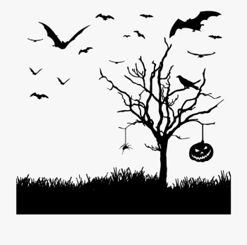 The Halloween Tree Jack O' Lantern Silhouette Pumpkin ...