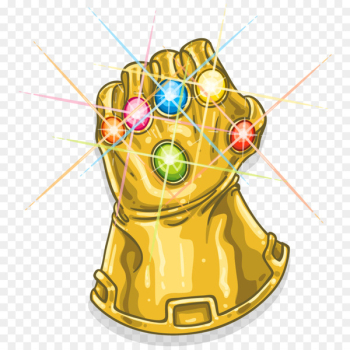 The Infinity Gauntlet YouTube Thanos T-shirt Glove - infinity 