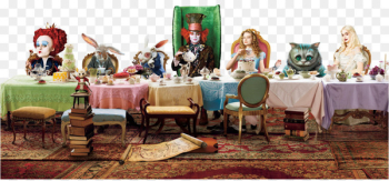 The Mad Hatter Alice's Adventures in Wonderland White Rabbit Alice in Wonderland - Fairy tale scene 