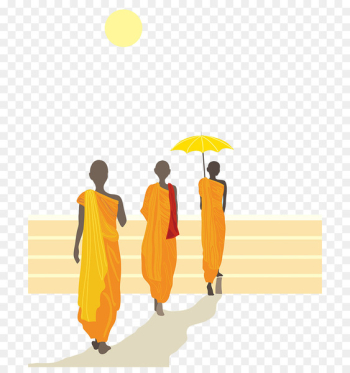 The Monk: A Romance Buddhism Bhikkhu Illustration - Flat winds, India monks 