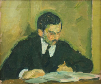 The painter Ernst Goldschmidt reading | Free Photo - rawpixel The painter Ernst Goldschmidt reading | Free Photo - rawpixel