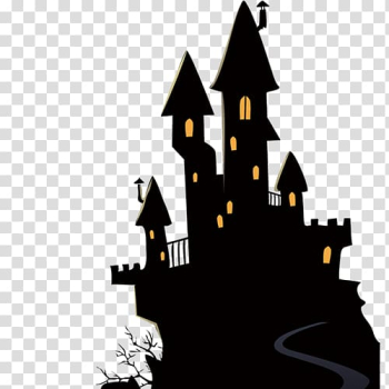 The Satanic Witch Witchcraft Halloween film series , Black Castle transparent background PNG clipart