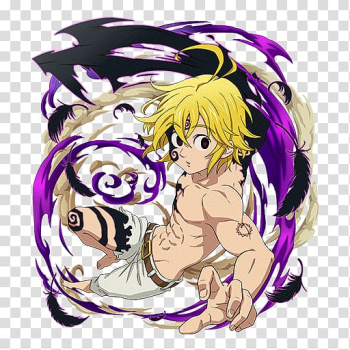 The Seven Deadly Sins Meliodas Anime, Anime transparent background PNG clipart