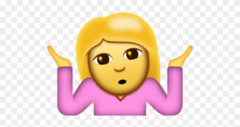 The Shrug Emoticon ¯ /¯ Gets The Emoji Treatment - Don T Know Emoji Girl The Shrug Emoticon ¯ /¯ Gets The Emoji Treatment - Don T Know Emoji Girl