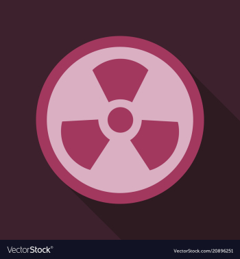 The sign of nuclear danger vector image The sign of nuclear danger vector image