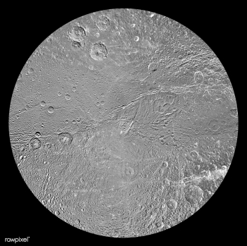 The southern hemisphere of Saturn&#39;s moon .. | Free public domain photo - 441200