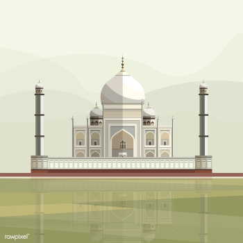 The Taj Mahal | Free stock vector - 393663