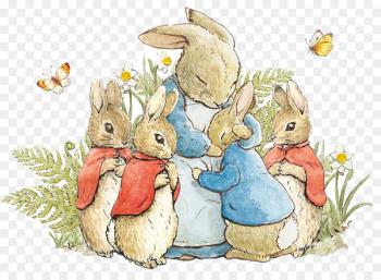 The Tale of Peter Rabbit and Benjamin Bunny Mrs. Rabbit The Tale of the Flopsy Bunnies - rabbit 