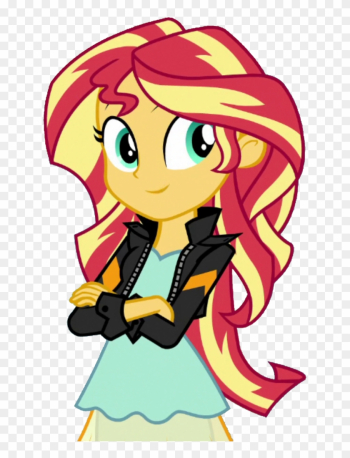 Thebarsection, Clothes, Crossed Arms, Equestria Girls, - Mlp Equestria Girls Legend Of Everfree Sunset Shimmer