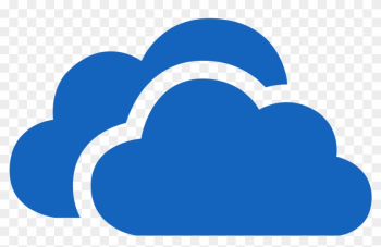 There Are Two Fluffy Clouds Overlapping One Another - Onedrive Icon Png