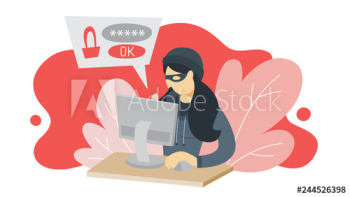 Thief steal personal data with password Thief steal personal data with password
