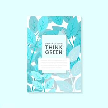 Think green environmental conservation poster.. | Free stock vector - 524494 Think green environmental conservation poster.. | Free stock vector - 524494