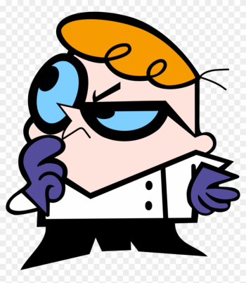 Thinking Clipart Transparent Background - Dexter&#39;s Laboratory Transparent