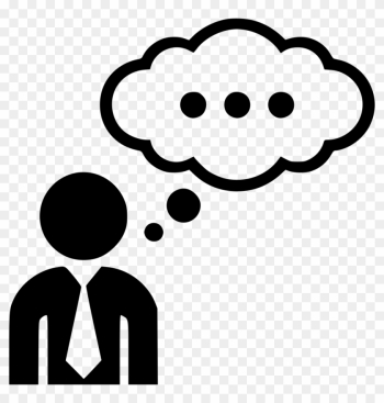 Thinking Man Clipart Png - Cartoon Person Thinking Png ...