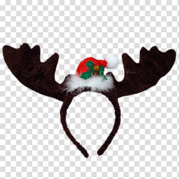 THIRD CHRISTMAS, reindeer headband transparent background PNG clipart THIRD CHRISTMAS, reindeer headband transparent background PNG clipart