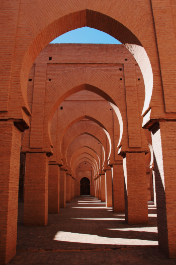 This amazing old mosque will blow you away with its beauty, location and perfect symmetric arches!