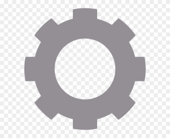 This Free Clip Arts Design Of Grey Gear - Red Cog Icon Transparent Background