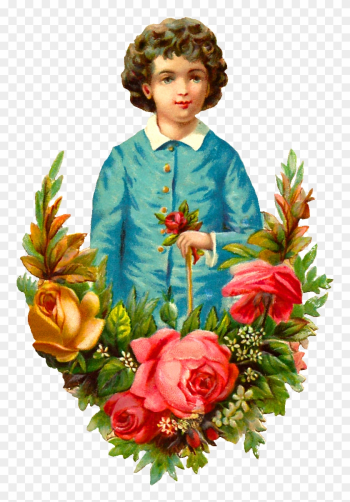 This Is Another Stunning Piece Of Child Clip Art With - Hybrid Tea Rose This Is Another Stunning Piece Of Child Clip Art With - Hybrid Tea Rose