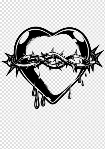 Thorns, spines, and prickles Crown of thorns Heart Anatomy , thorn transparent background PNG clipart