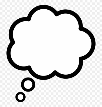 Thought Bubble Free Download Clip Art Free Clip Art - Thinking Bubble Png Transparent