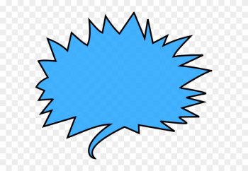 Thought Bubble Word Bubble Cartoon Speech Clip Art - Comic Speech Bubble Blue Thought Bubble Word Bubble Cartoon Speech Clip Art - Comic Speech Bubble Blue